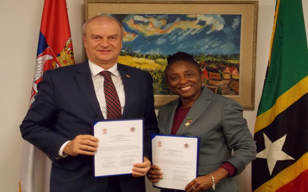 St. Kitts and Nevis Establishes Diplomatic Relations with the Republic ...