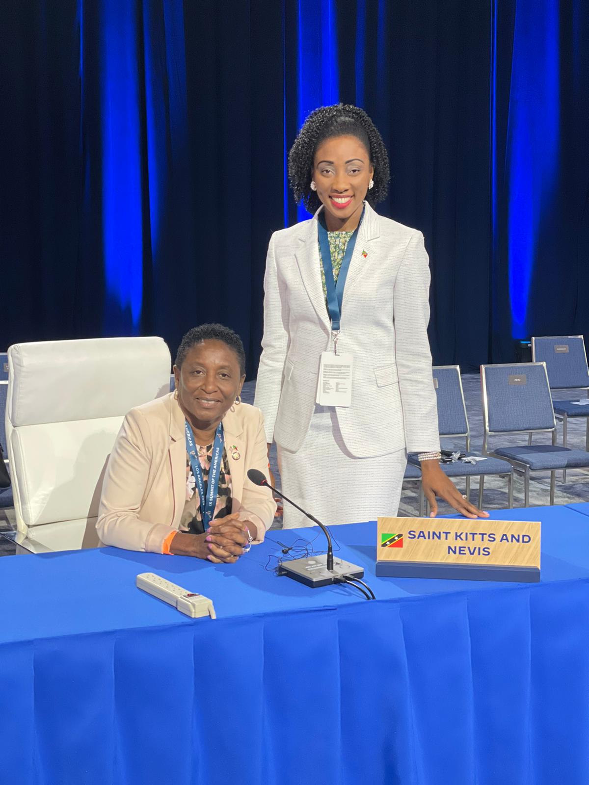 Saint Kitts and Nevis diplomats participate in Ninth Summit of the Americas