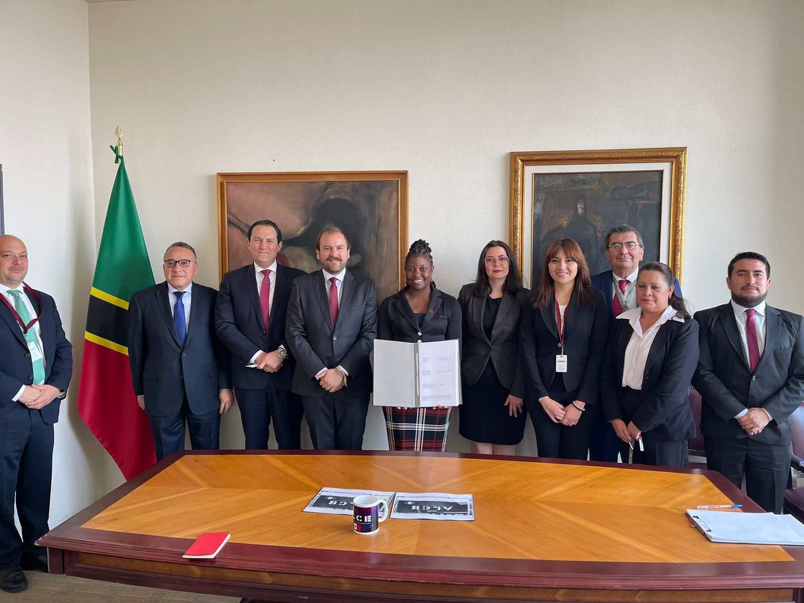 Saint Kitts and Nevis signs the Constitutive Agreement of ALCE
