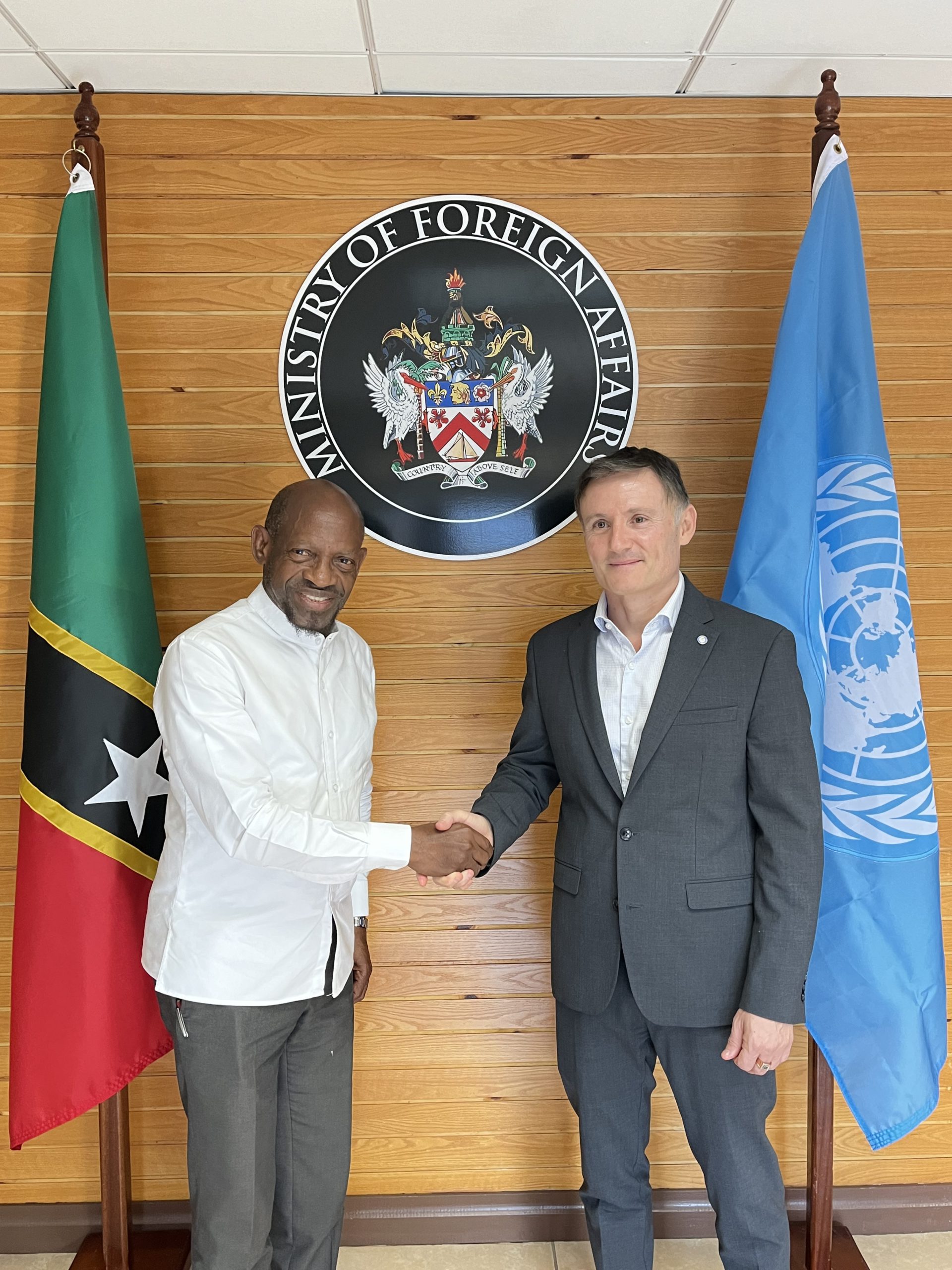 United Nations Resident Coordinator Pays Courtesy Call on the Foreign Minister
