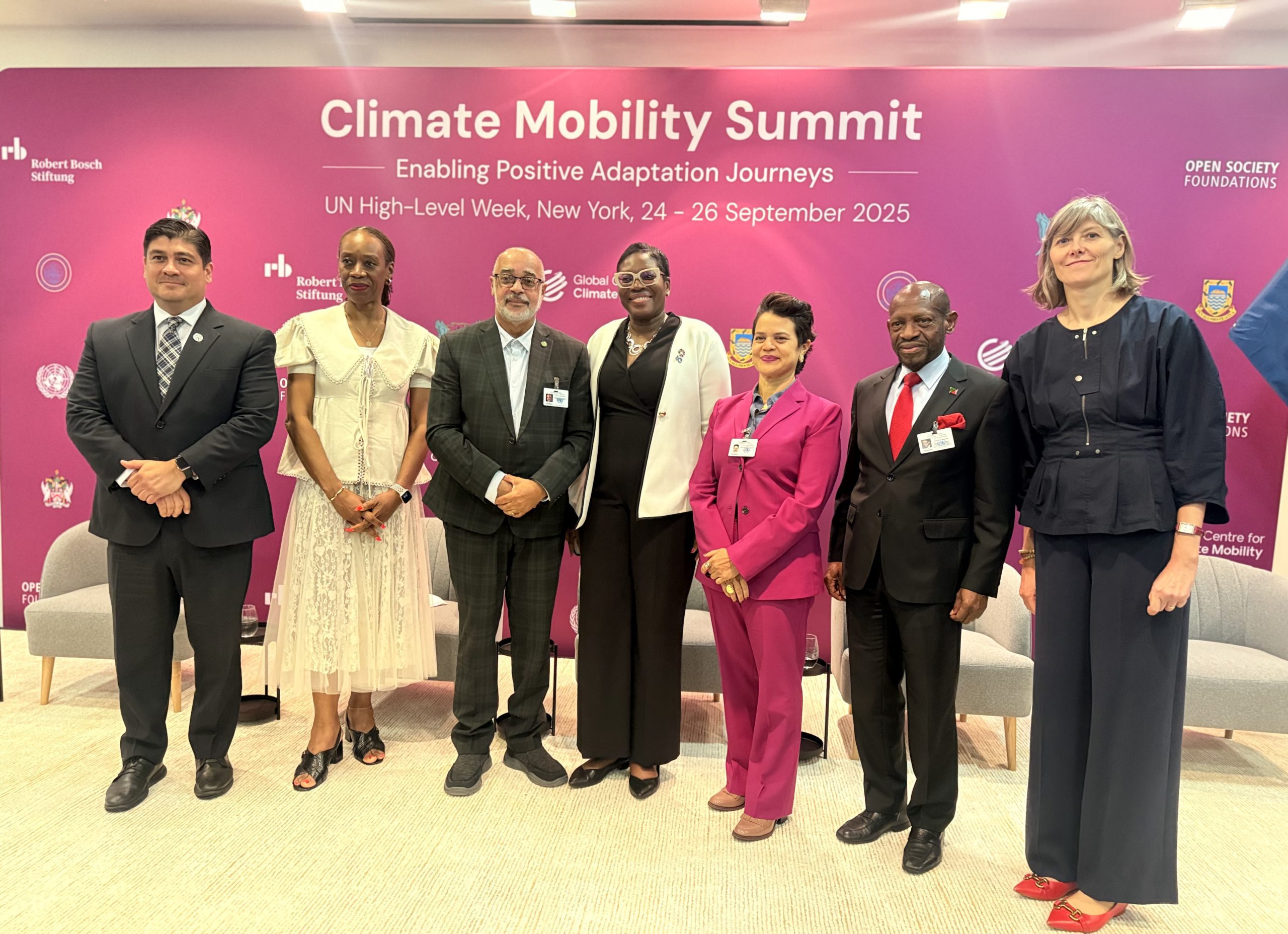 The Rt. Hon. Dr. Denzil Douglas joins international and regional leaders to launch the Great Caribbean Shifts Report